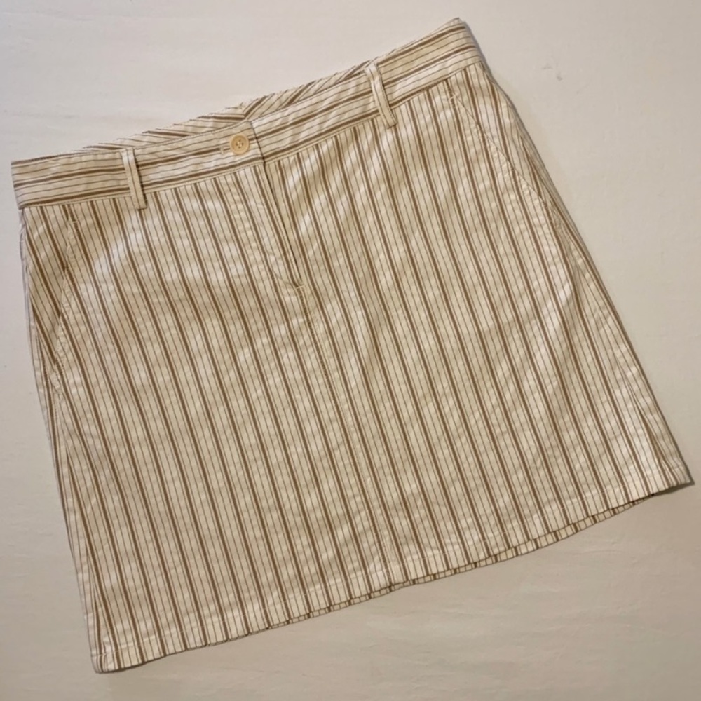 Theory Striped Mini Skirt